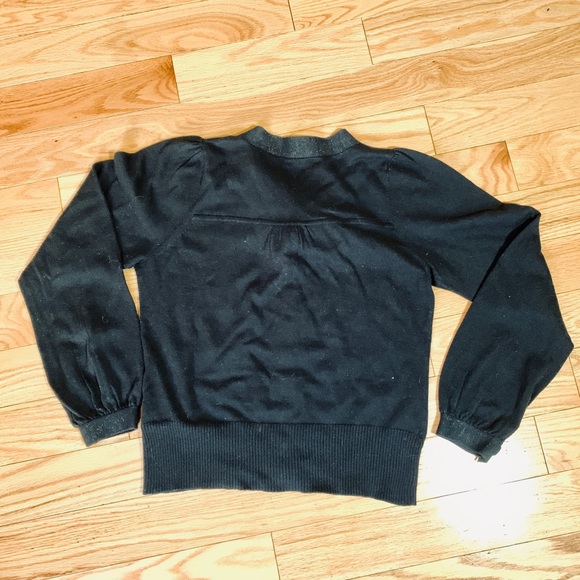 Black Cardigan with sparkly trim - Picture 2 of 4